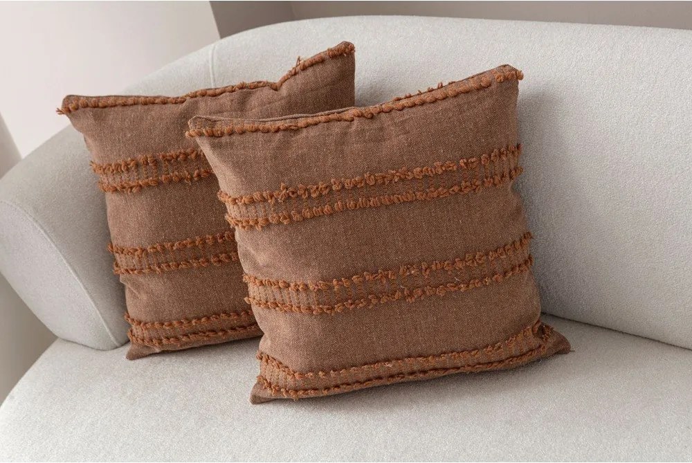 Federe decorative in set 2 pz 43x43 cm Tuffet – Mioli Decor