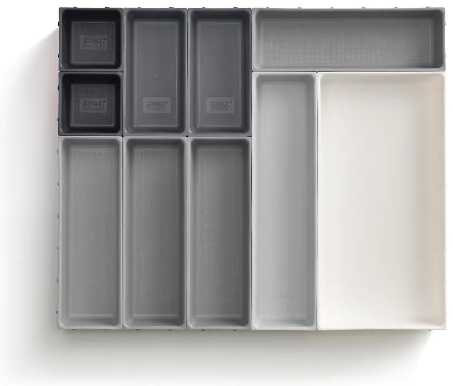 Organizzatore per cassetti variabili grigio Blox - Joseph Joseph