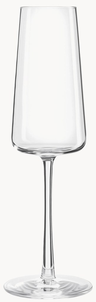 Flute champagne in cristallo a forma di cono Power 6 pz