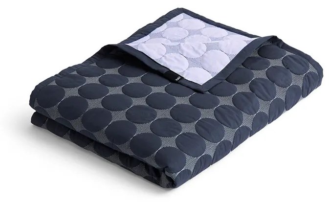 HAY - Mega Dot (Organic) Bedspread 195x245 Midnight Blue Hay