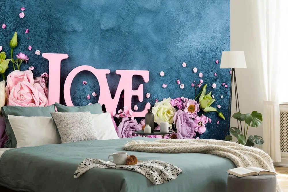 Carta da parati – Scritta Love