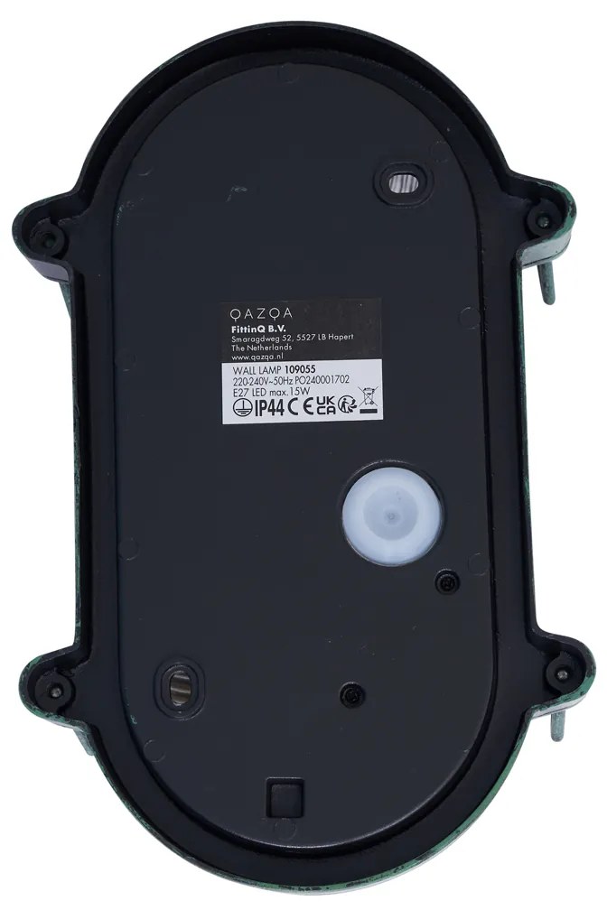 Lampada da parete da esterno verde ovale IP44 - Noutica