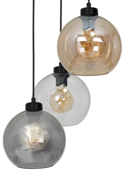 Lampadario su filo SOFIA 3xE27/60W/230V mix