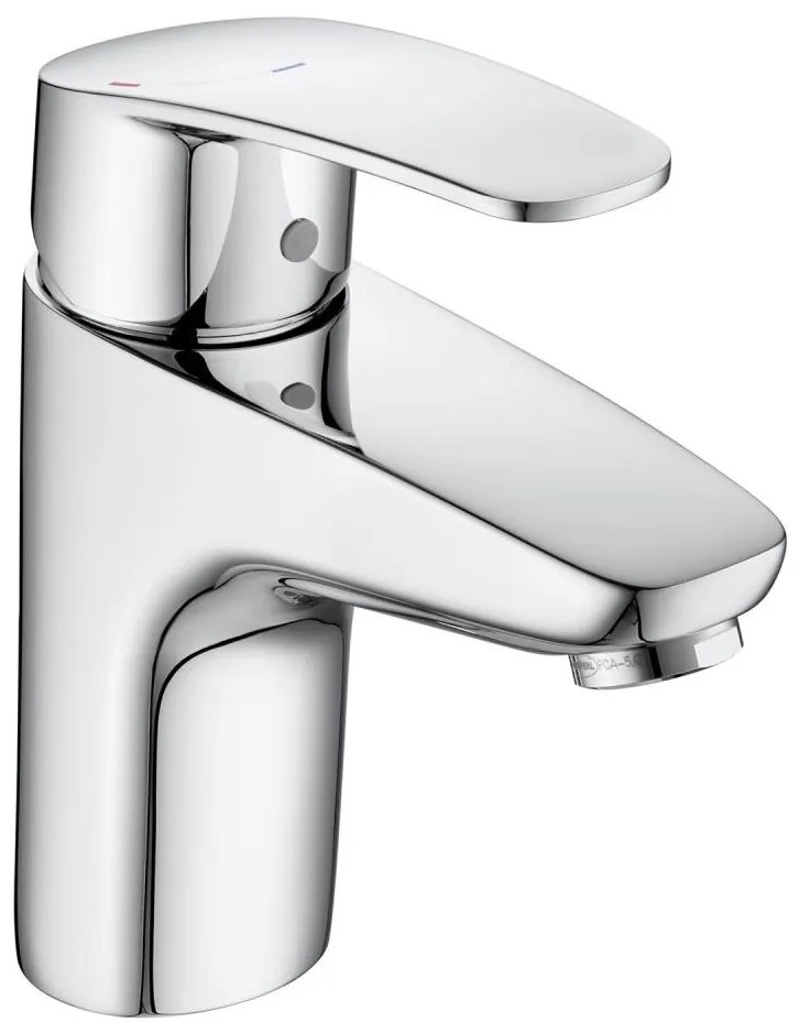 Roca A5A3298C00 - Miscelatore monocomando per lavabo MONODIN 15,3 cm, cromo lucido