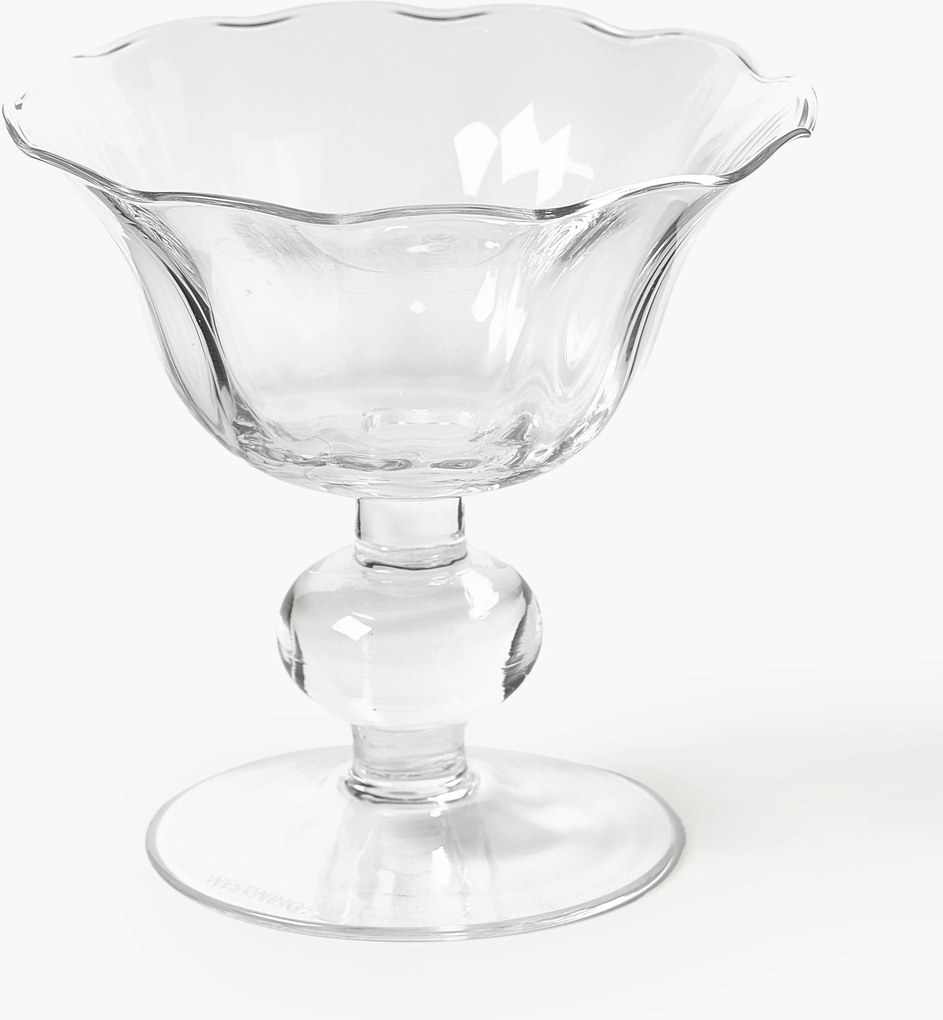 Set di 4 ciotole in vetro soffiato Tulya