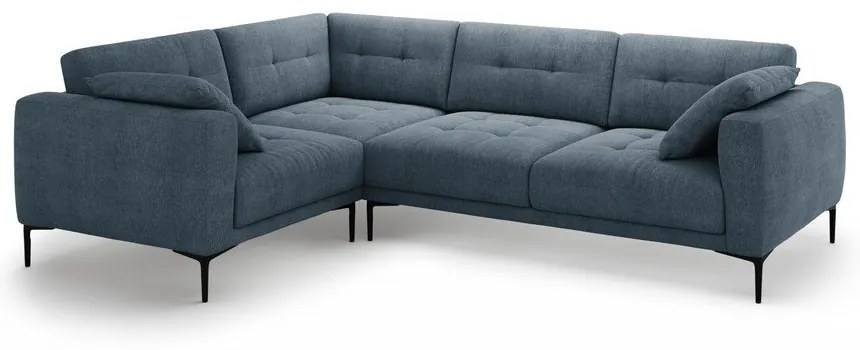 Divano angolare blu scuro (con penisola a sinistra/a L) Bemy – Micadoni