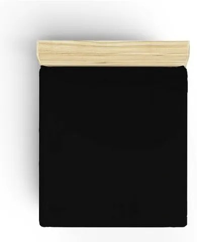 Lenzuolo con angoli nero in cotone 140x200 cm – Mijolnir