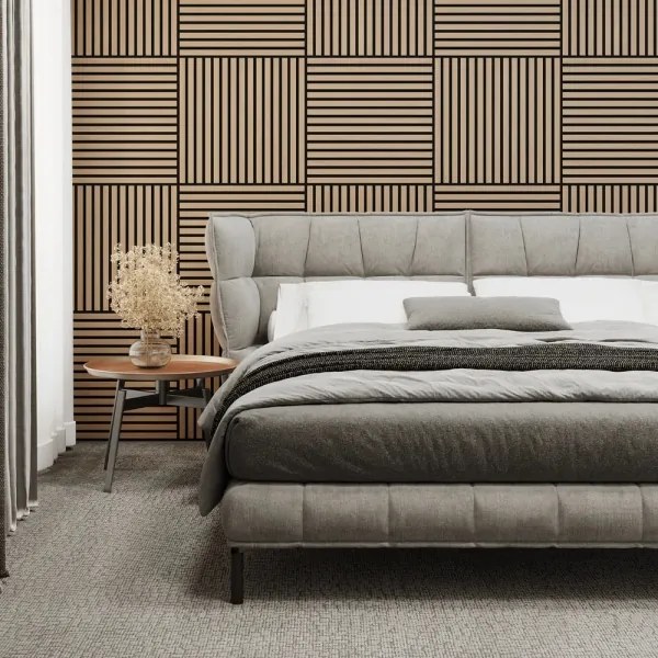 Set da 4 pannelli fonoassorbenti DANVIKEN 60x60 cm rovere