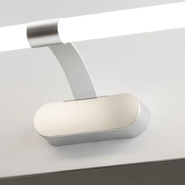 Brilagi - Lampada LED per specchio da bagno TUBEO, 6W/230V, 40 cm, IP44, argento