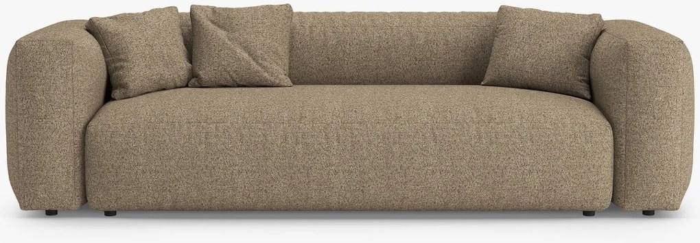 Divano letto Martina 3 posti in Bouclé Monet – L264 cm