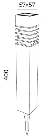 SET 4x Lampada solare LED LED/0,06W/1,2V 1xAAA 6000K IP44 100 mAh