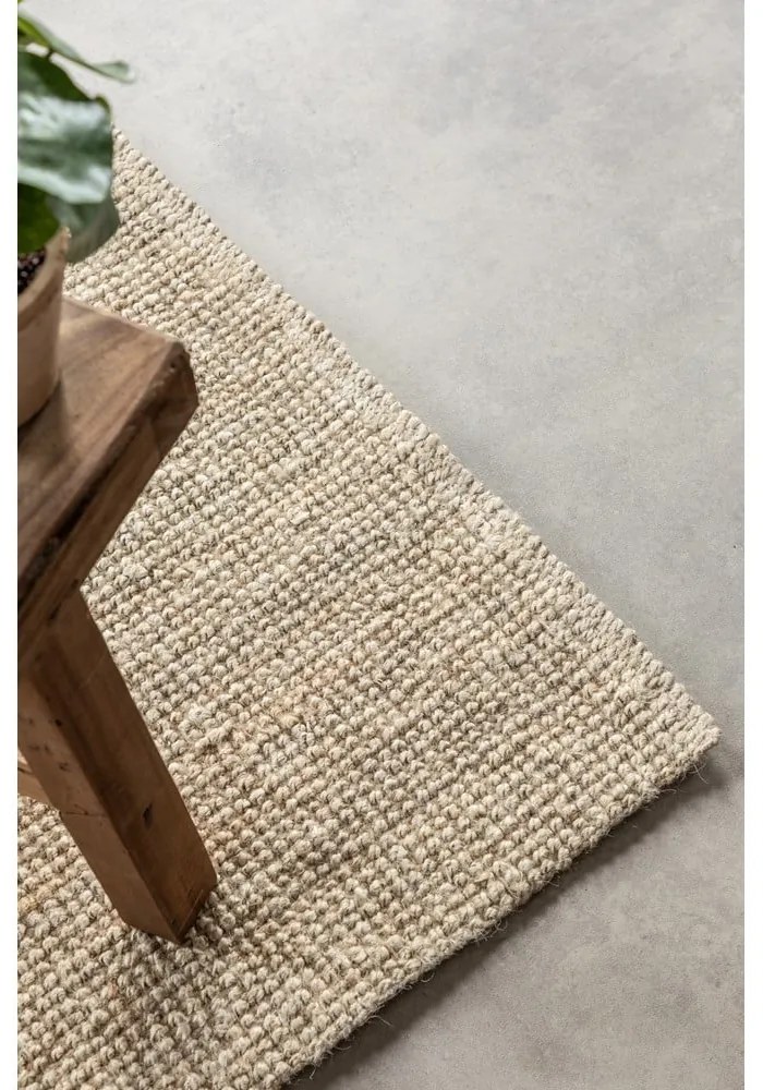 Passatoia color crema in iuta 80x200 cm Bouclé – Hanse Home