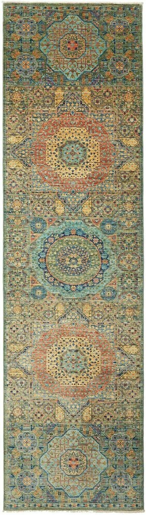 Mamluk Tappeto 290 x 80 (Pakistan) Annodato A Mano