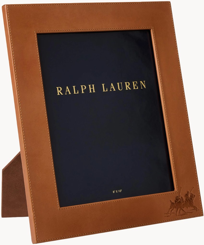 Cornice portafoto in pelle Garrett