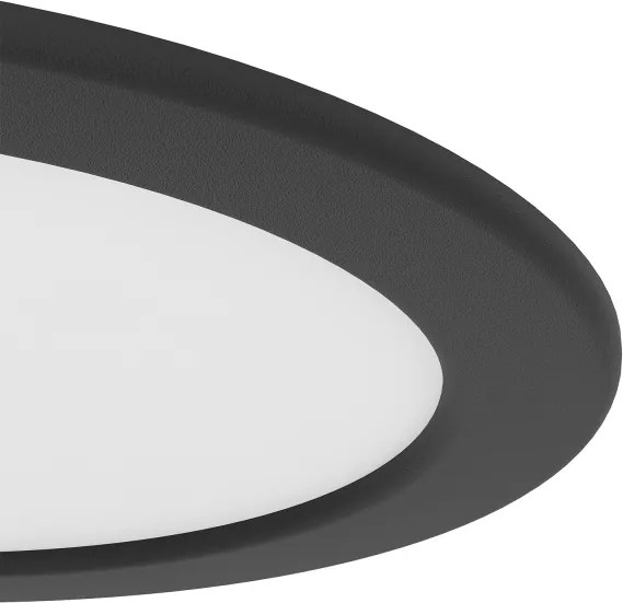 Eglo 901427-LED RGBW Lampada da incasso a soffitto per bagno FUEVA-Z LED/9,5W/230V 16,8cm IP44 nero
