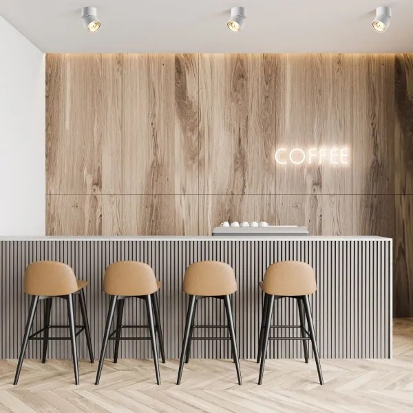 Zuma Line 20001-WH-N - Faretto LOMO 1xGU10-ES111/15W/230V bianco