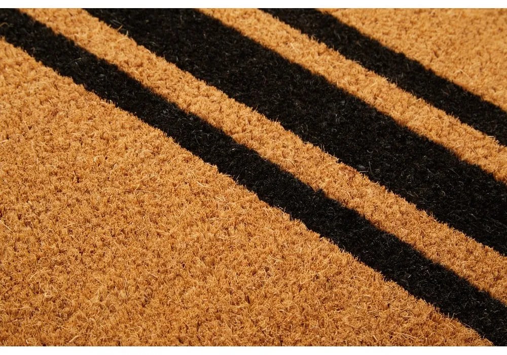 Stuoia di cocco 55x125 cm Black Stripe - Premier Housewares