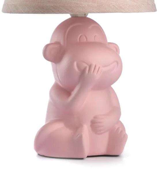ONLI - Lampada da tavolo MONKEY 1xE14/6W/230V rosa
