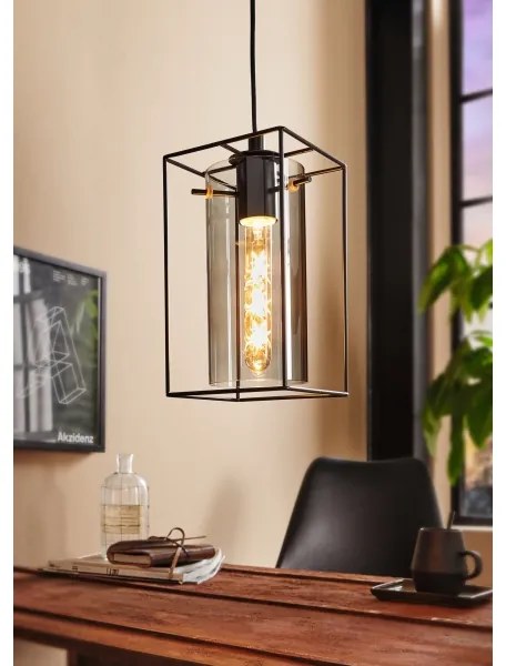 Eglo 49495 - Lampadario LONCINO 1xE27/60W/230V