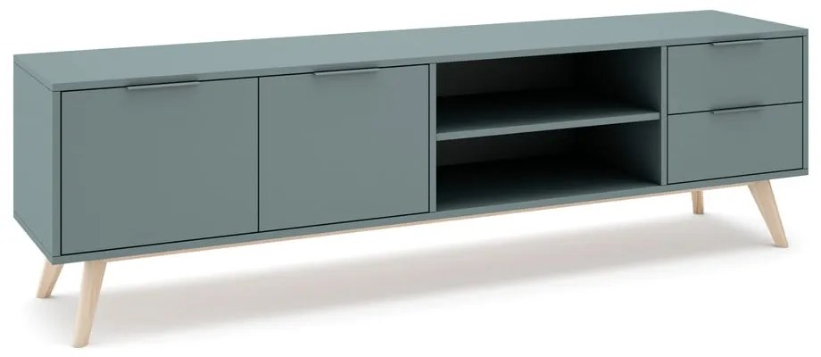Mobile TV verde polveroso 180x53x40 cm Pisco – Marckeric