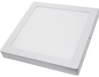 Plafoniera led soffitto 24watt slim quadra alimentatore incluso temperatura 4500k bianco naturale