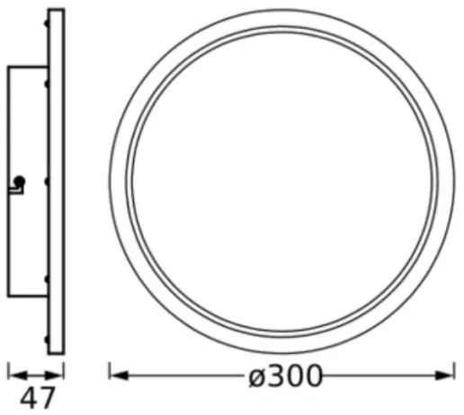 Osram - LED plafoniera da bagno DISC LED/18W/230V 3000/4000K IP44