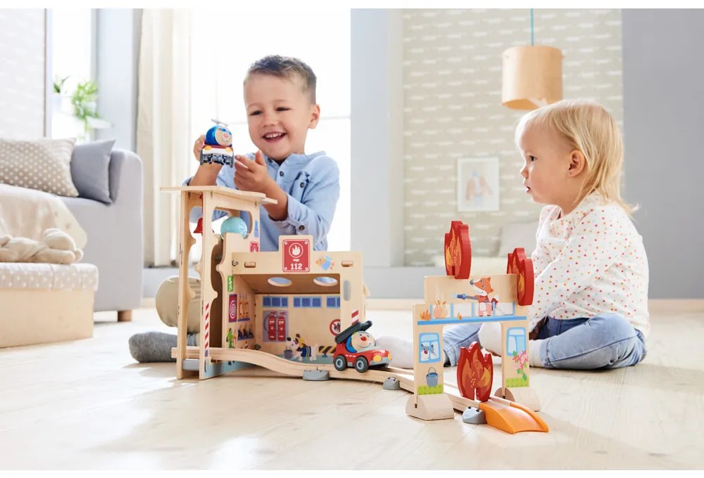 Pista per biglie Kullerbü – Stazione dei pompieri