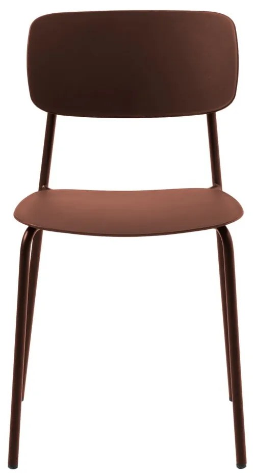 Sedie da pranzo in set color terracotta 2 pz Kirkland – Unique Furniture