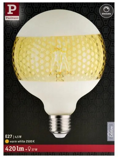 Lampadina LED dimmerabile CLASSIC G125 E27/4,5W/230V 2500K - Paulmann 28770