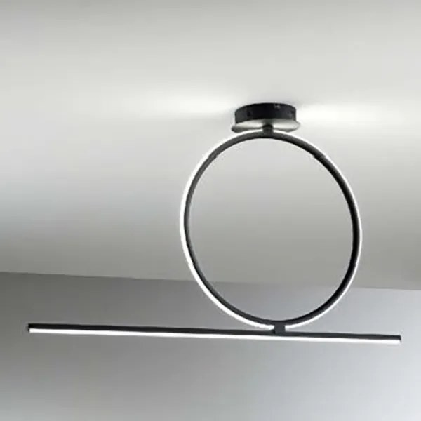 Lampada plafoniera da soffitto LED 42W- moderno ACROBAT 50 Nero