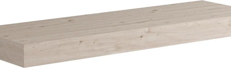 Top per lavabo Brera L 140 x H 9.8 x P 46 cm rovere chiaro mdf