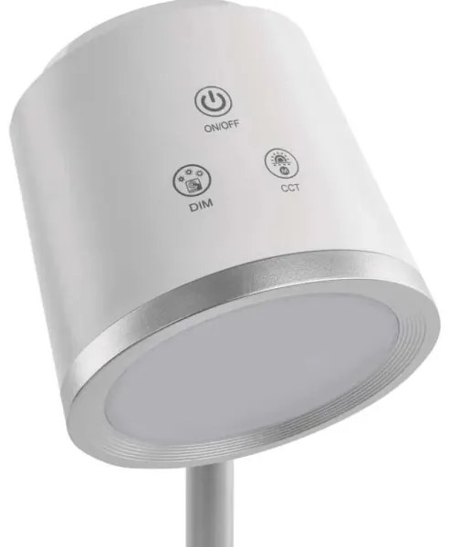 LED Lampada da tavolo ricaricabile dimmerabile 4in1 LED/6W/3,7V 3000K/4000K/6500K bianco