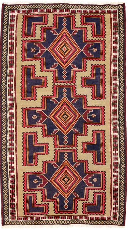 Kilim Tappeto 170 x 290 (Iran) Annodato A Mano