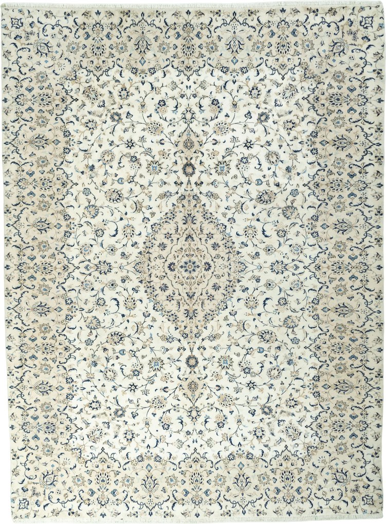Kashan Tappeto persiano 290 x 390 Beige (Iran) Annodato A Mano
