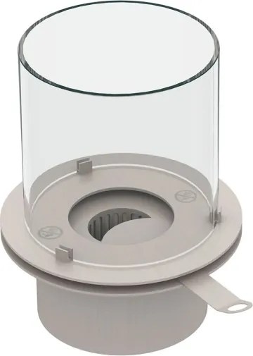 Camino a bioetanolo braciere da giardino da terra per interno esterno STROMBOLI Antracite d.60 x h56