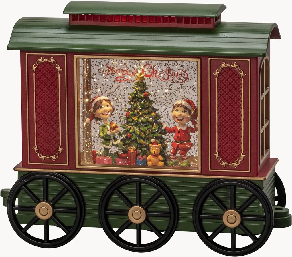 Decorazione natalizia a LED con funzione timer Wagon