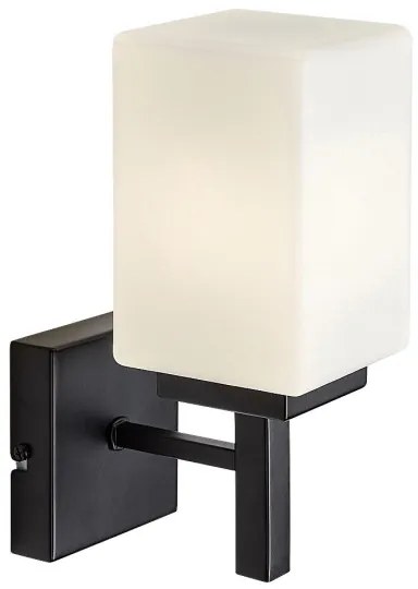 Rabalux 71061 - Applique da bagno ZENKAI 1xE14/10W/230V IP44 nero