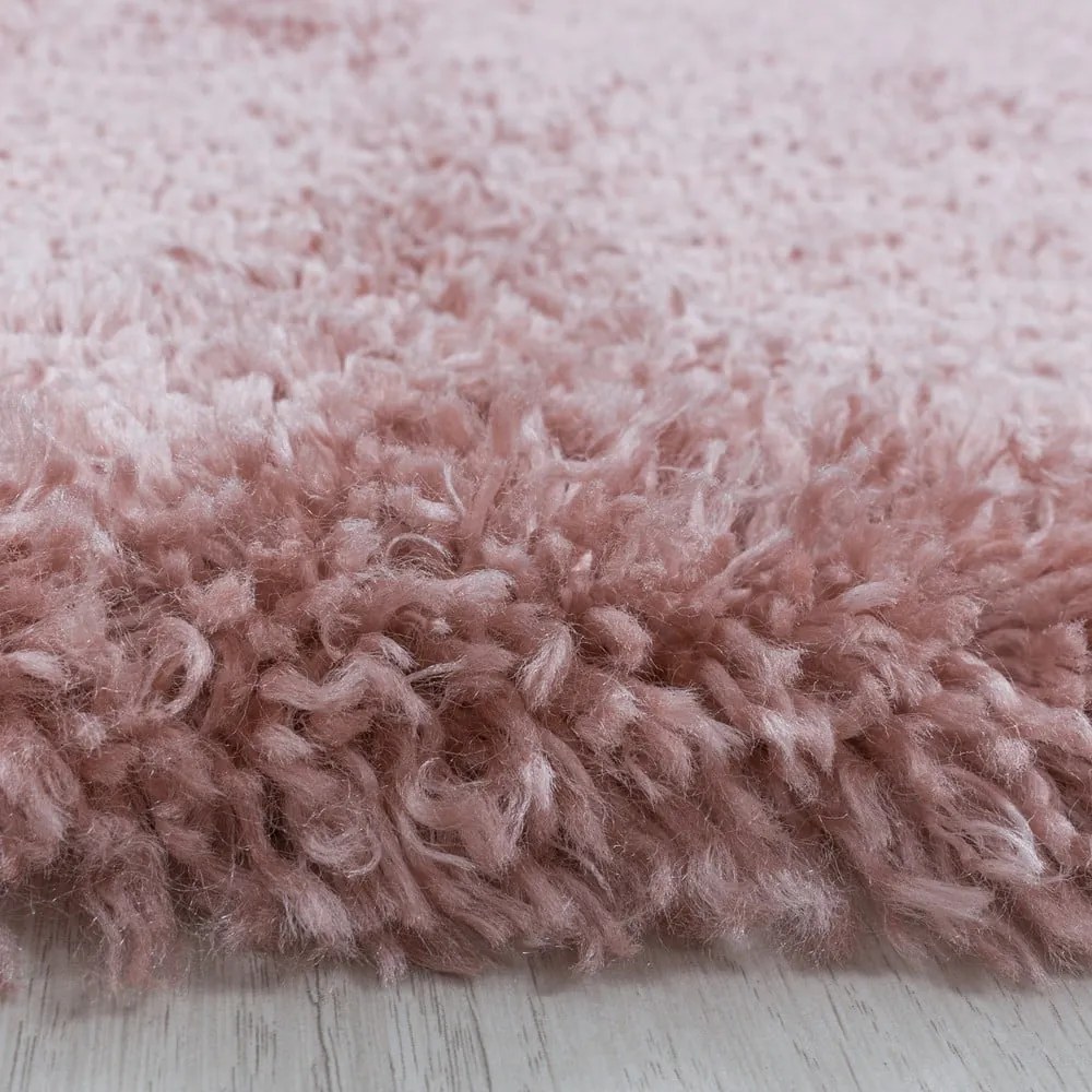 Passatoia rosa 80x250 cm Fluffy - Ayyildiz Carpets