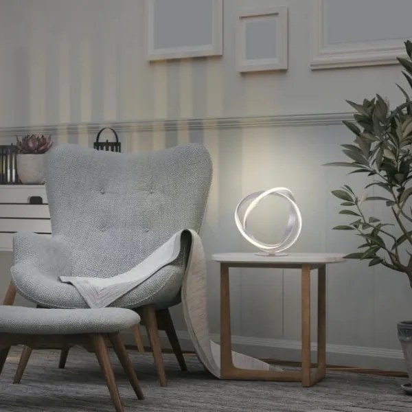 Paul Neuhaus 4531-55 - Lampada da tavolo LED dimmerabile MELINDA LED/18W/230V cromo