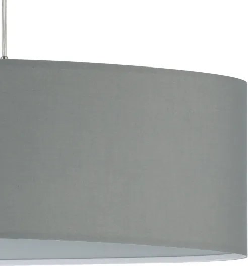 Eglo 55276 - Lampada a sospensione con cavo PASTERI 2xE27/60W/230V grigio