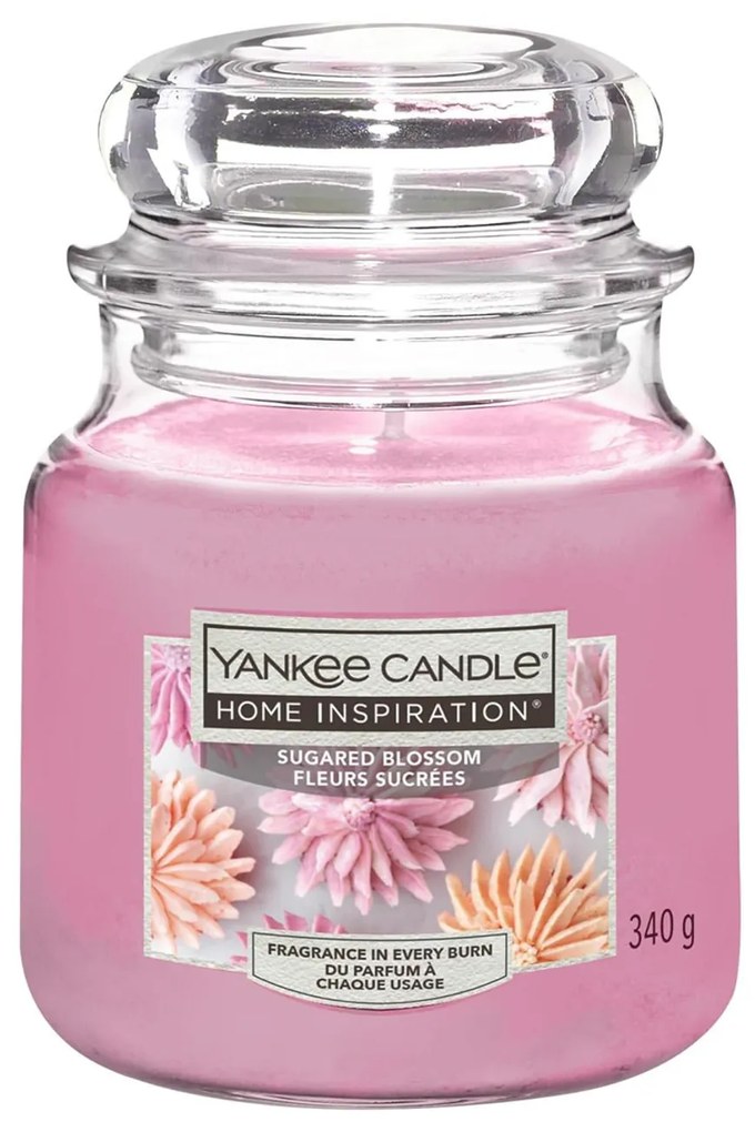 Sugared Blossom, candela in giara media Yankee Candle