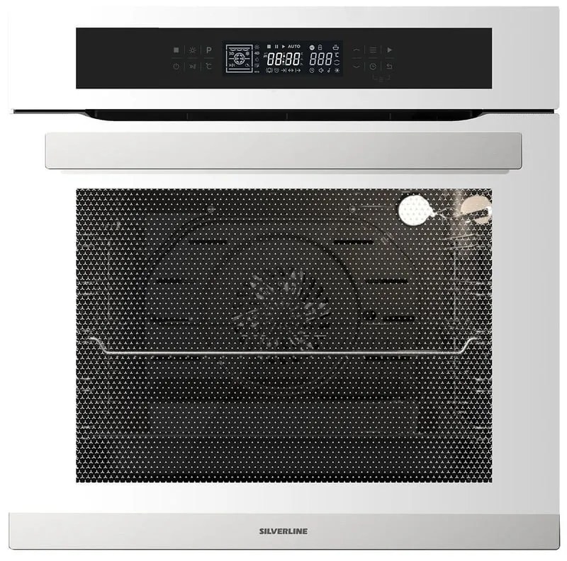 Forno da incasso elettrico multifunzione ventilato  SILVERLINE BO6505W02 pulizia vapore