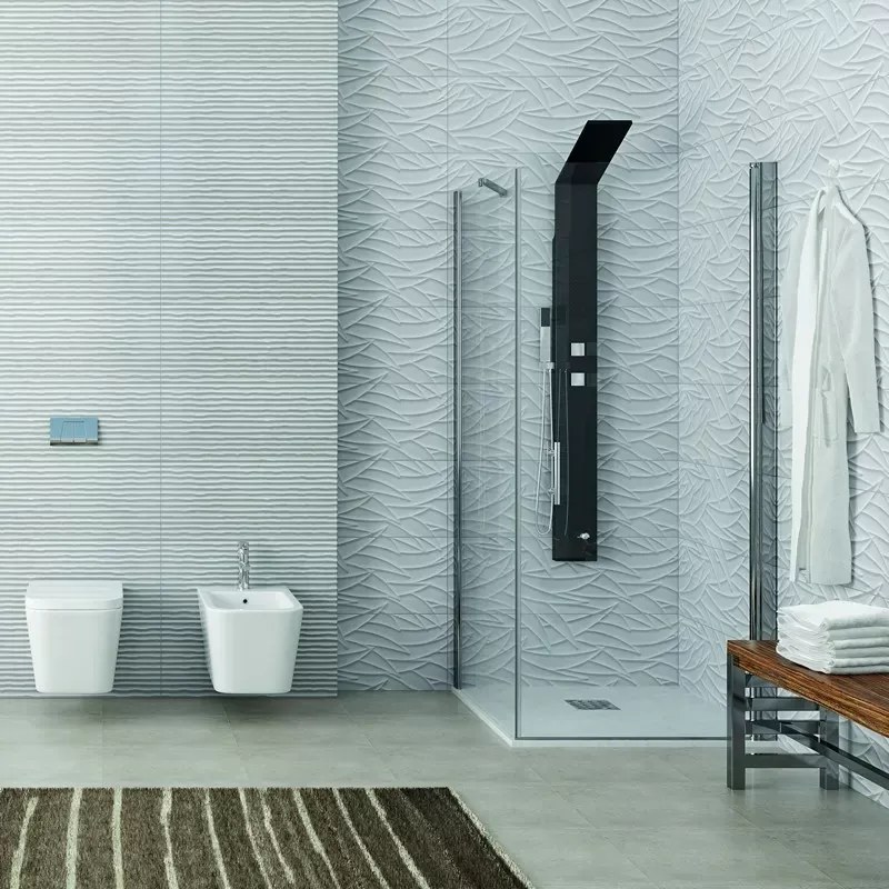 Box doccia 70x70 anta battente e fisso KS2800S - KAMALU