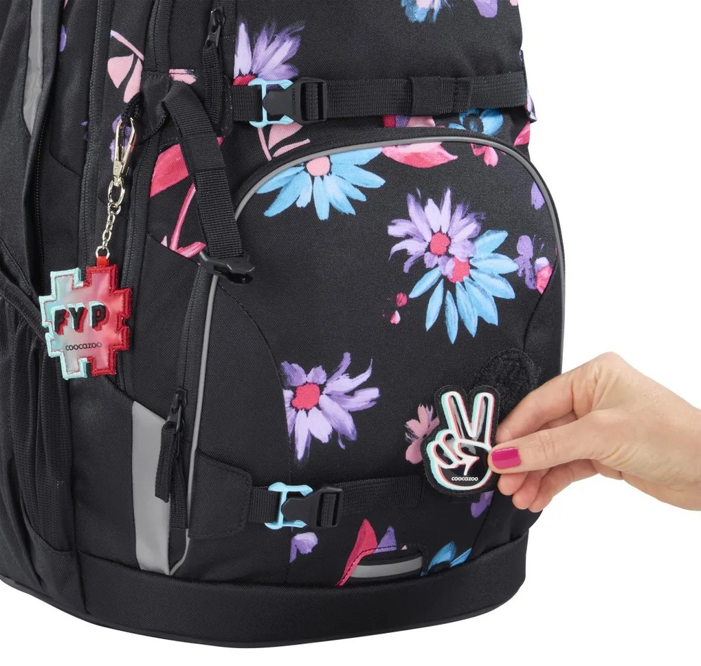 Zaino scuola coocazoo PORTER, Floral Artnight