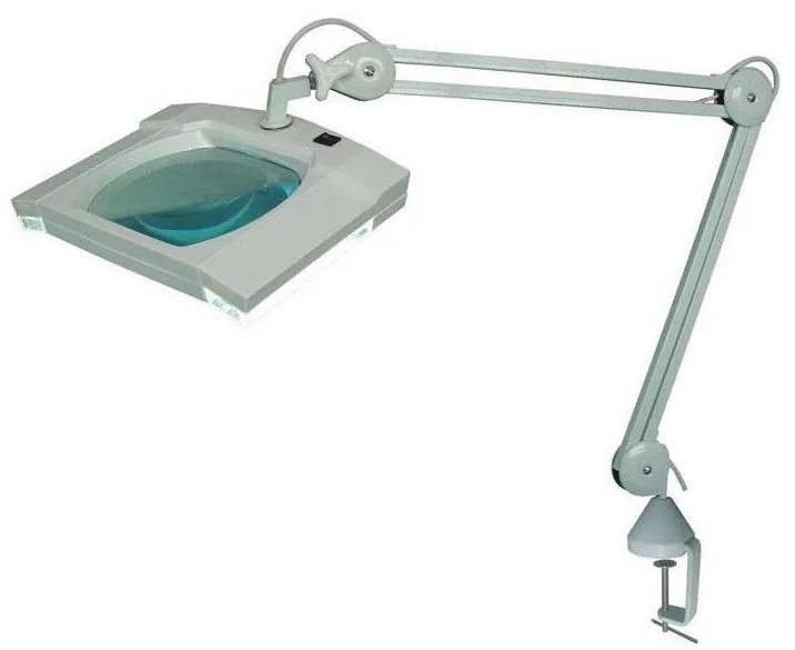 Lampada da tavolo a LED con lente d'ingrandimento e clip LED/5W/230V