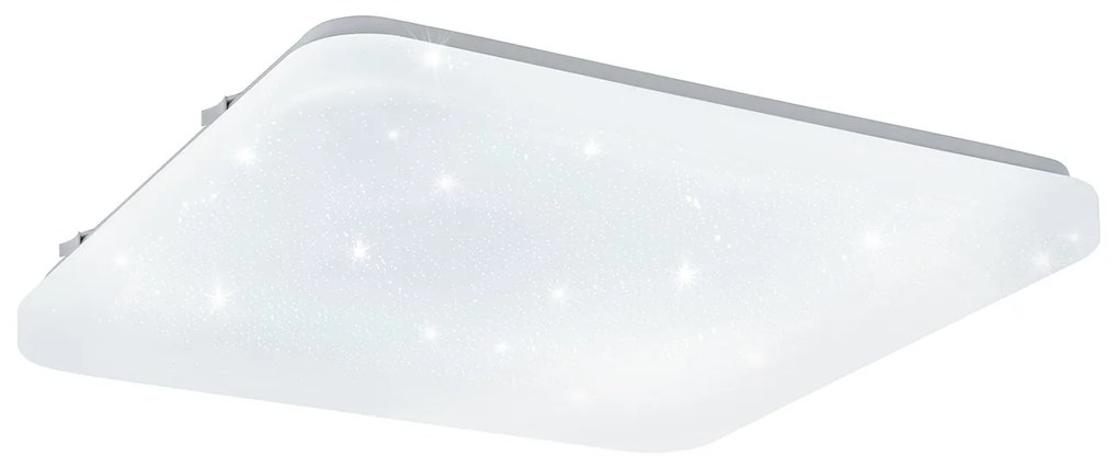 Plafoniera Moderna Frania-S Acciaio Bianco Led Integrato 14,6W