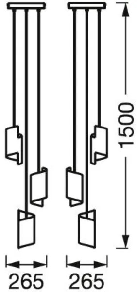 Ledvance - Lampadario LED dimmerabile su filo SMART+ DECOR 3xLED/8W/230V bianco Wi-Fi