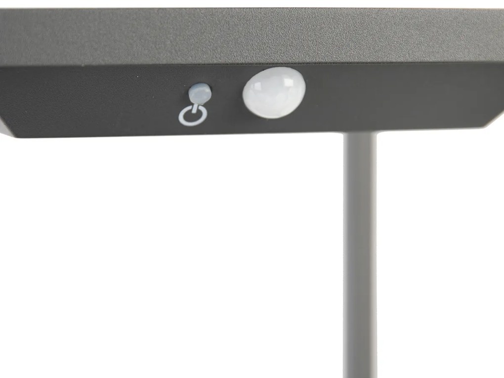 Lampada da terra per esterni con pannello solare