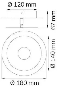 Wofi 451901709000 - Applique a LED AFIR LED/6W/230V cromo