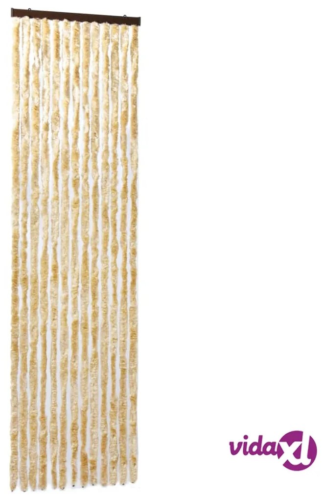 vidaXL Zanzariera Beige 56x200 cm Ciniglia